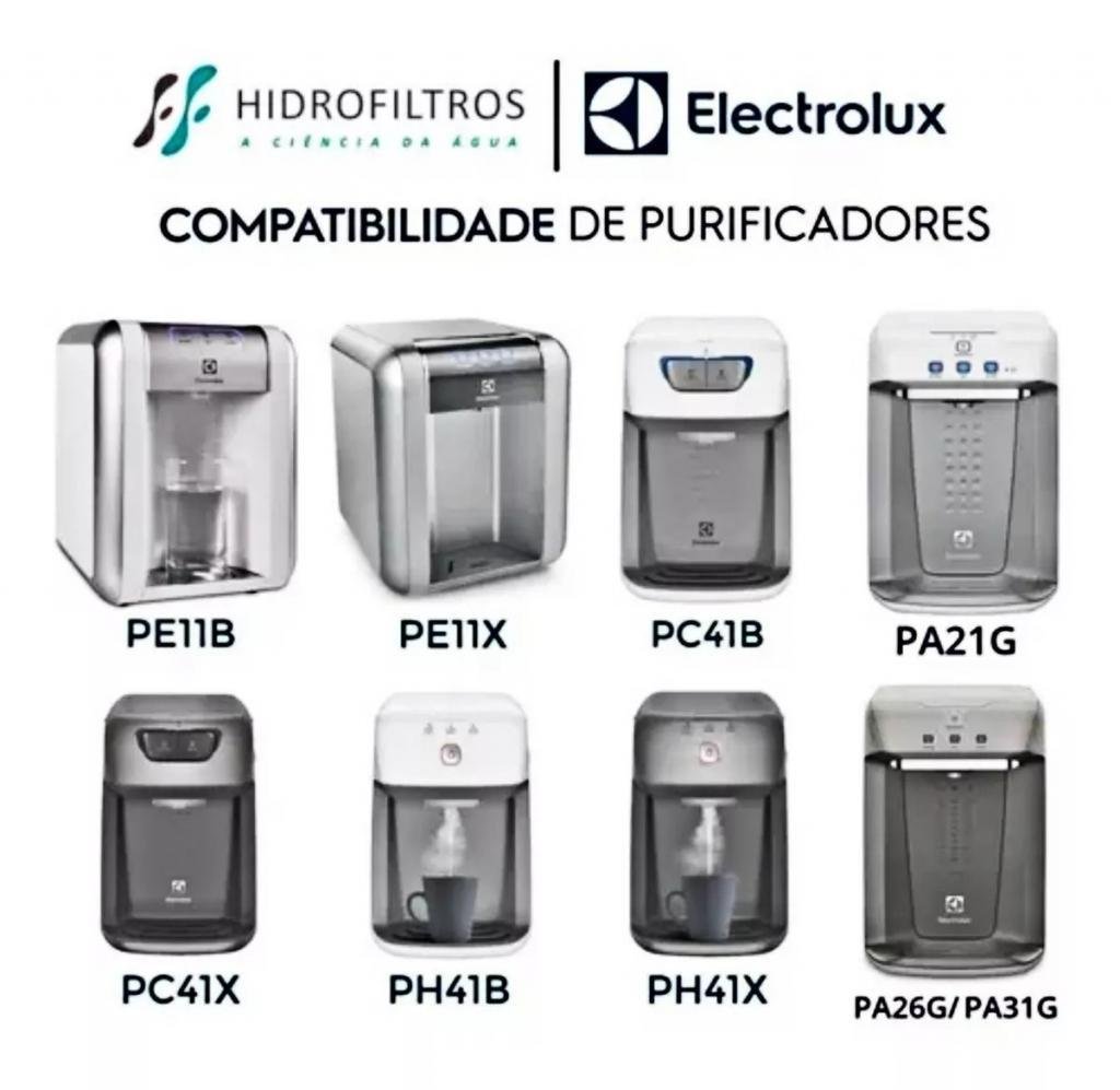 Kit 02 Refil Filtro Electrolux Purificador Água Pe11b Pe11x - 4