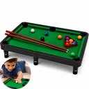 Ver imagem 1 de Sinuca Infantil Completa Mesa Bilhar com Pezinho de Mesa Chao Portatil Desmontavel Plastico Veludo T
