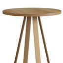 Ver imagem 4 de Mesa Lateral Redonda Industrial Complementos Marrom