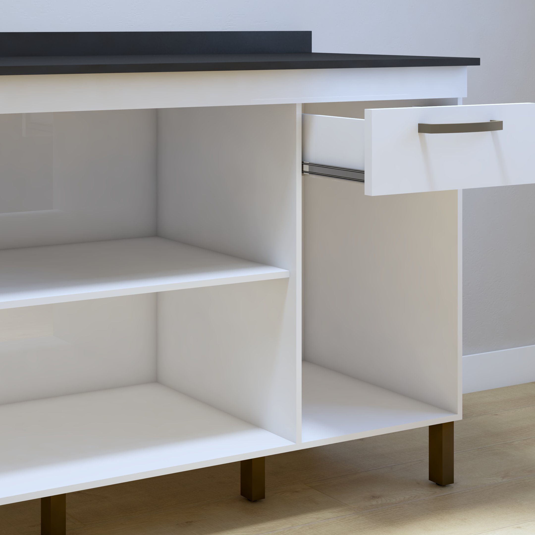 Balcão 120cm 3 Portas 1 Gaveta São Luis - 7