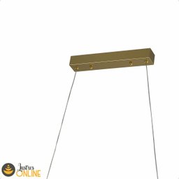 Lustre Pendente 120cm 50w 3 Temperaturas 3000/4000/6000k Bivolt Dourado Lumier - 4