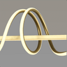 Lustre Pendente 120cm 50w 3 Temperaturas 3000/4000/6000k Bivolt Dourado Lumier - 8