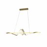 Lustre Pendente 120cm 50w 3 Temperaturas 3000/4000/6000k Bivolt Dourado Lumier - 1