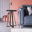 Ver imagem 1 de Mesa Lateral Redonda Industrial Complementos