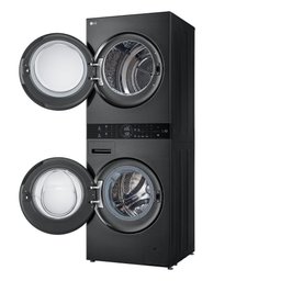 Lava e Seca Torre Washtower 14 Kg Black Inox 220v - 6 Lava e Seca Torre Washtower 14 Kg Black Inox 220v - 6