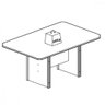 Conjunto de Mesa 1,10cm com 4 Cadeiras Dublin Indekes - 5