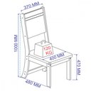 Ver imagem 6 de Conjunto de Mesa 1,10cm com 4 Cadeiras Dublin Indekes