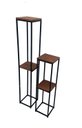 Ver imagem 1 de Kit 2 Suporte Plantas Chão Jardineira De Pé Estilo Industrial MINAS ARTE PRÓPRIA kit 2 suportes