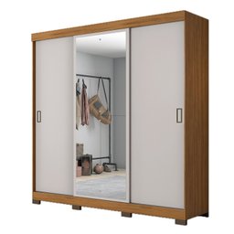 Guarda Roupa Casal 2 Espelhos 3 Portas de Correr 4 Gavetas - 3