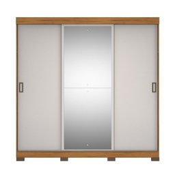Guarda Roupa Casal 2 Espelhos 3 Portas de Correr 4 Gavetas - 6