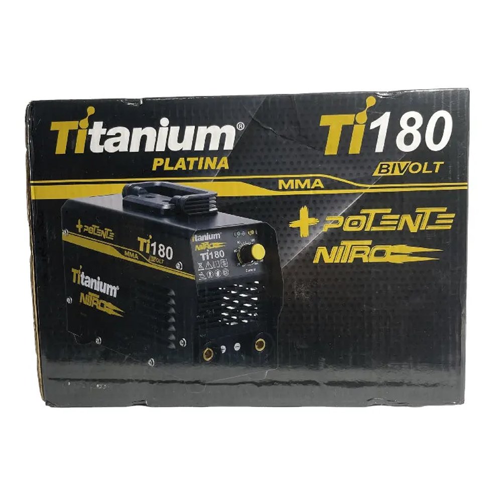 Maquina de Solda Inversora Nitro T1-180- Bivolt (110/220) 60hz Titanium - 5