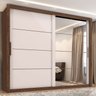 Guarda Roupa Casal com Espelho 2 Portas 6 Gavetas Imperador Plus  - 1
