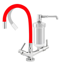 Ver imagem 3 de Torneira Filtro Cozinha Bancada Flexível 2186 Red C-72