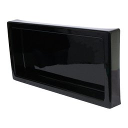 Nicho Sobrepor Instala Fácil 30x78,5cm Quanta Compositos Preto - 1