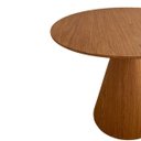 Ver imagem 3 de Mesa de Jantar Cone Eclipse 90 cm Base Madeira Freijó Tampo Freijó Personal Decor Marrom