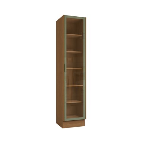 Armário de Cozinha Paneleiro com 1 Porta de Vidro 50cm T628 Vibra Kappesberg