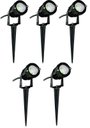 Ver imagem 1 de Kit 5x Espeto de Jardim 3w Verde Bivolt À Prova D'água