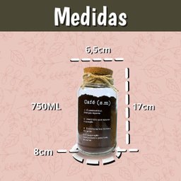 Jogo 2 Pote Hermético Açúcar e Café 500ml e 750ml - 4