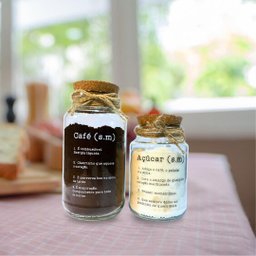 Jogo 2 Pote Hermético Açúcar e Café 500ml e 750ml - 8