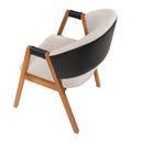 Ver imagem 6 de Kit 2 Cadeiras Jantar Madeira Maciça Mel Estofado Linho Bege