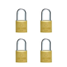 Kit 4 Cadeado Latão 25mm S25 Segurança Fecho Soprano - 1