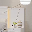 Ver imagem 4 de Cama Solteiro com Cabeceira e Mesa de Cabeceira 100% MDF Granada Branco