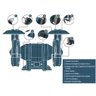 Esmeril de Bancada Wesco 150mm/250W 127v WS7800U - 6