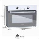 Ver imagem 3 de Forno de Embutir Venax Á Gás 90l Cristallo Giii Glp 127v Automático 32115