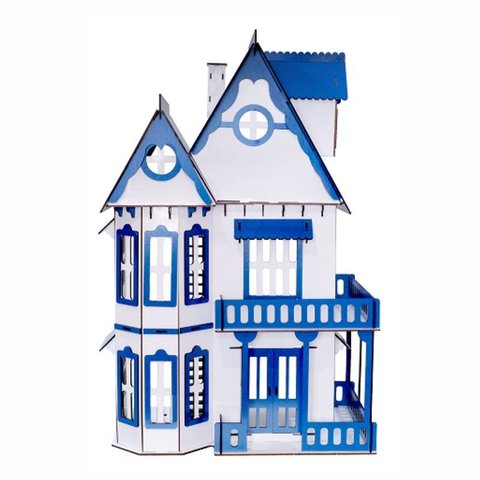 Casa Bonecas Escala Polly Lol Modelo Mirian Lazuli - Darama