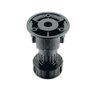 Kit 04 Pé Nivelador Plástico para Móveis 150mm (160kg) Preto Hafele 01 Unidade - 2