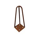 Ver imagem 6 de Kit 2 Pés de Metal 15 CM Hairpin Legs Mesas de Centro Puffs Bronze Gran Belo Pés de Metal Hairpin Le