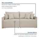 Ver imagem 5 de Sofá Cama Retrátil e Reclinável 180cm Júlia