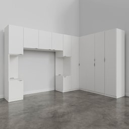 Guarda Roupa Modulado de Casal 12 Portas 6 Peças 2 Mesas de Cabeceira Hera CabeCasa MadeiraMadeira - 6