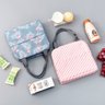 Bolsa Marmita Térmica Estampada para Trabalho e Faculdade:flamingos Cinza - 6