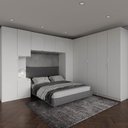 Ver imagem 2 de Guarda Roupa Modulado de Casal 12 Portas 6 Peças Hera CabeCasa MadeiraOriginals