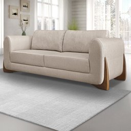 Sofá 2 Lugares 180cm Linho Djon  - 1