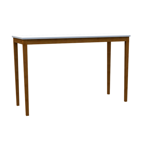 Aparador NOAH pequeno MDF Branco e Madeira 90x75x35 Donna 0204AAP01