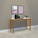 Ver imagem 4 de Aparador NOAH pequeno MDF Branco e Madeira 90x75x35 Donna 0204AAP01