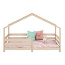 Ver imagem 2 de Cama Montessoriana Madeira Maciça Casa com Estrado Rena Natural Idimex