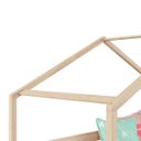 Ver mais imagens de Cama Montessoriana Madeira Maciça Casa com Estrado Rena Natural Idimex