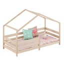 Ver imagem 7 de Cama Montessoriana Madeira Maciça Casa com Estrado Rena Natural Idimex