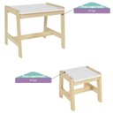 Ver imagem 4 de Mesa com Banqueta Infantil Madeira Maciça/MDF Castelo Casatema MadeiraOriginals