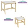 Mesa com Banqueta Infantil Madeira Maciça/MDF Castelo Casatema MadeiraOriginals - 4