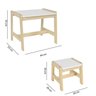 Mesa com Banqueta Infantil Madeira Maciça/MDF Castelo Casatema MadeiraOriginals - 3
