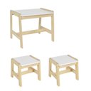 Ver imagem 2 de Mesa com 2 Banquetas Infantis Madeira Maciça/MDF Castelo Casatema MadeiraOriginals
