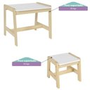 Ver imagem 5 de Mesa com 2 Banquetas Infantis Madeira Maciça/MDF Castelo Casatema MadeiraOriginals
