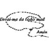 Adesivo Decorativo Frases Livrai-me de Todo Mal Amém - 2