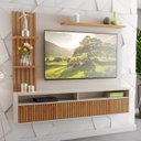 Ver imagem 5 de Painel para TV até 65 Polegadas MDF 180,5CMX149CM 1 Porta Provence Viero Bege