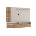 Ver imagem 2 de Painel para TV até 65 Polegadas MDF 180,5CMX149CM 1 Porta Provence Viero Bege