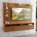 Ver imagem 5 de Painel Ripado para TV até 65 Polegadas MDF 180,5CMX149CM 1 Porta Acabamento Mel Provence Viero Bege